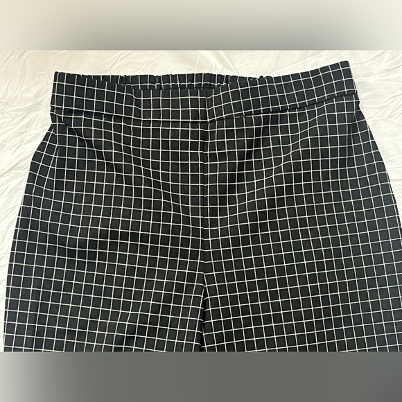 Massimo Fabro Italy Black and White Checkered Women's Trousers Pants Size 6 - Picture 2 of 9